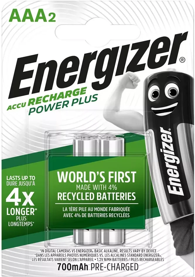 Energizer AAA | 1.2 V DC | 700 MAH nagyítás