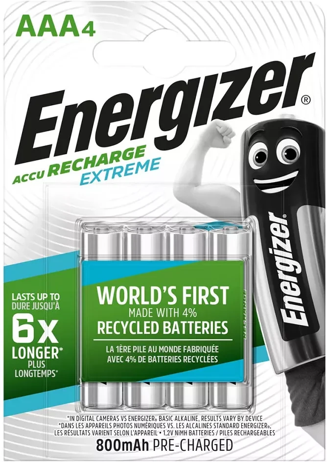 Energizer AAA | 1.2 V DC | 800 MAH nagyítás