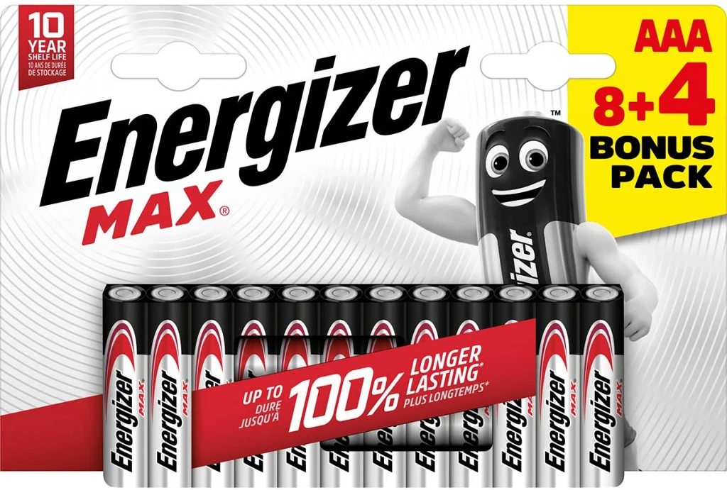 Energizer AAA | 1.5 V DC | 12-BLISZTER nagyítás