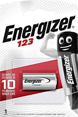 Energizer CR123 nagyítás
