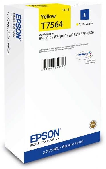 Epson T7564 SÁRGA nagyítás