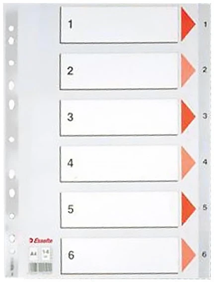 Esselte 1-6 SZÜRKE nagyítás