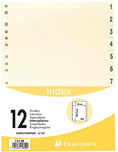 Exacompta 1312E nagyítás