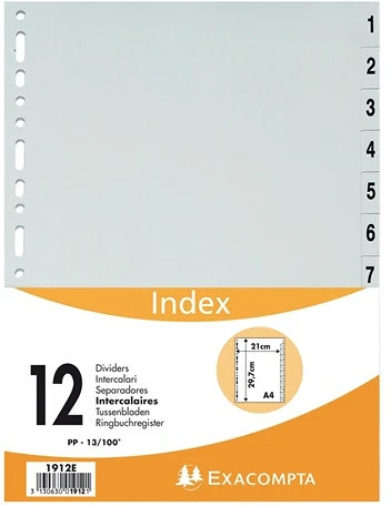 Exacompta 1912E nagyítás