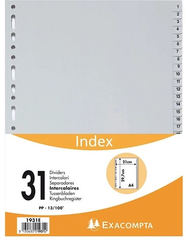 Exacompta 1931E nagyítás