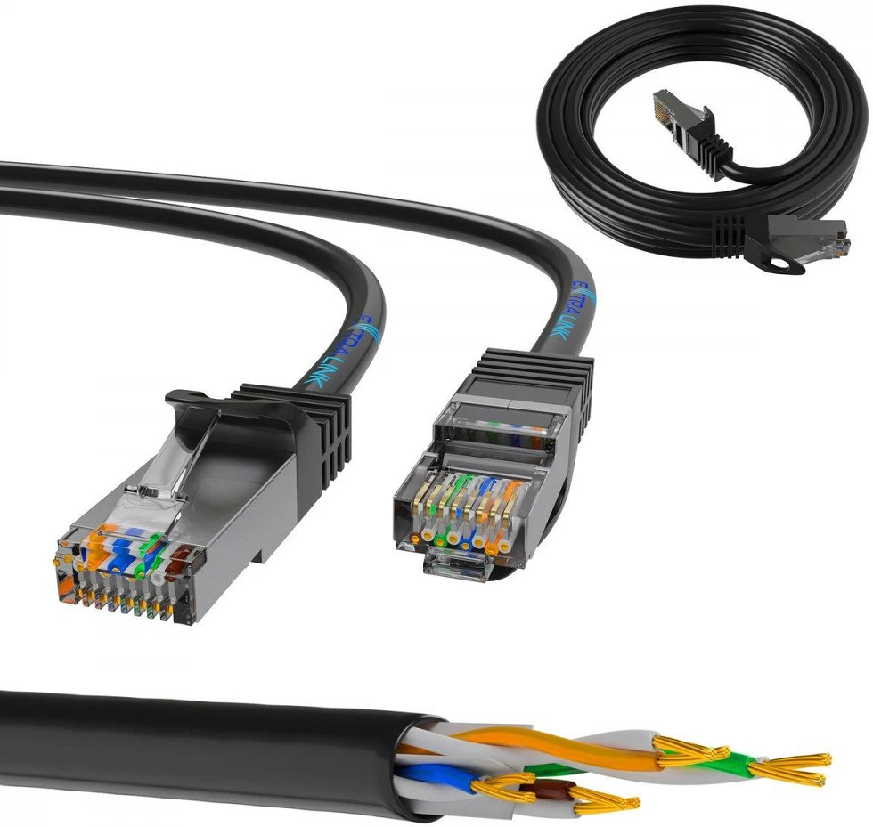 Extralink KAT.5E FTP nagyítás