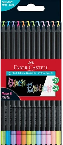 Faber-castell 12 DB-OS KLT FEKETE nagyítás