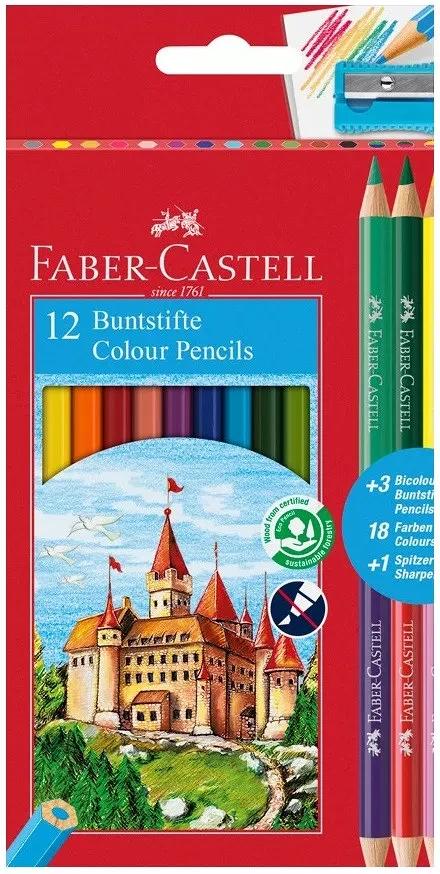 Faber-castell 12+3KLF nagyítás