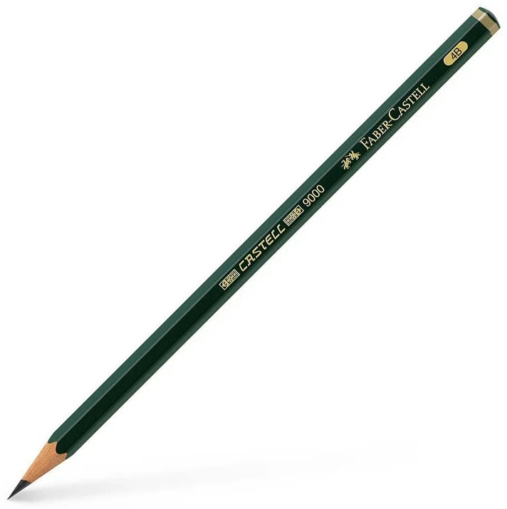 Faber-castell 4B, 9000 nagyítás