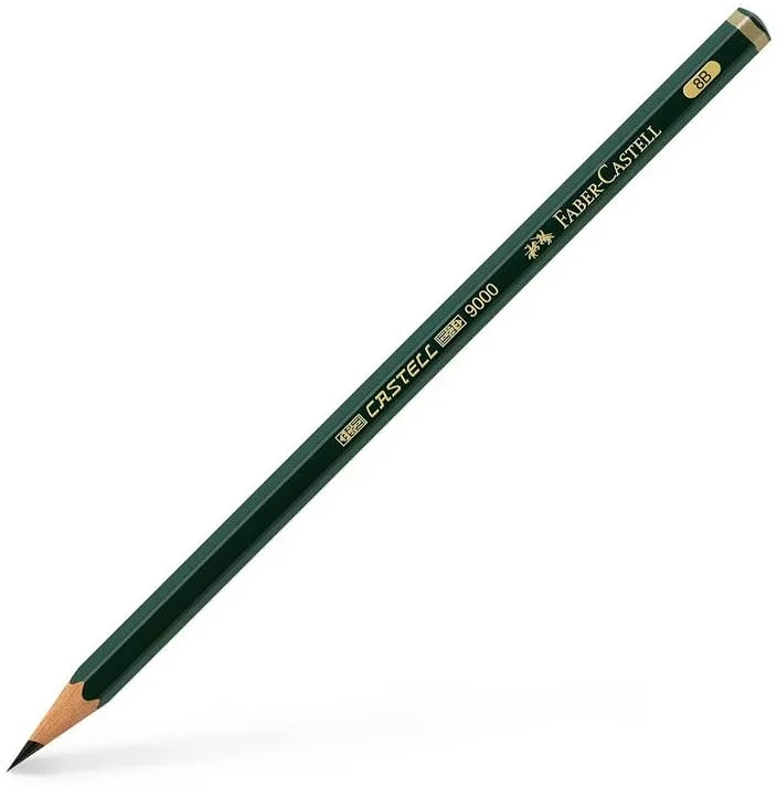 Faber-castell 8B, 9000 nagyítás
