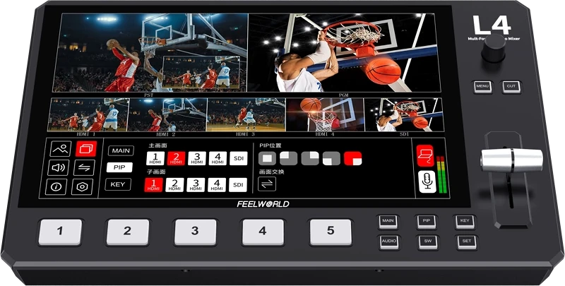 Feelworld L4 nagyítás