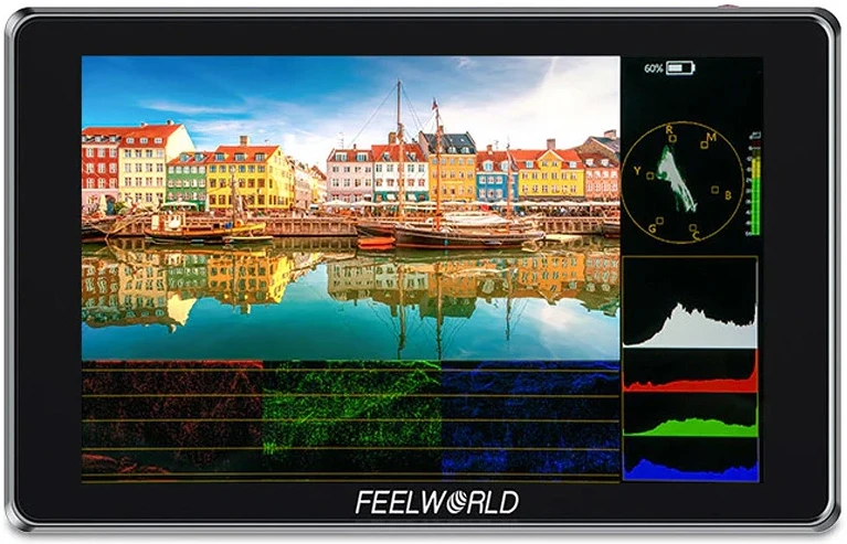 Feelworld S10 nagyítás