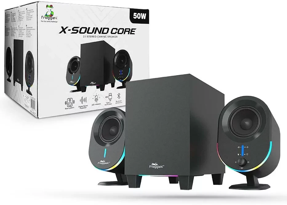 Froggiex FX-SP-GS1-B X-SOUNDCORE 2.1 FEKETE nagyítás