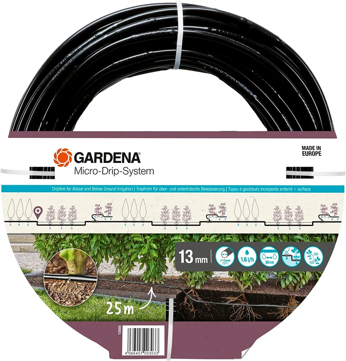 Gardena 1,6 L/H, 25 nagyítás