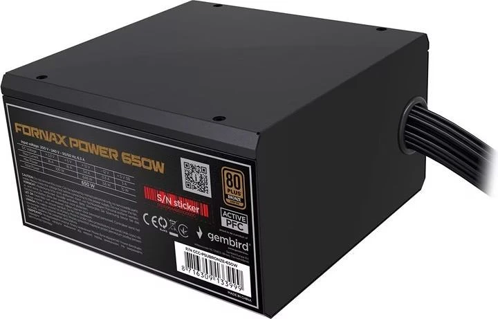 Gembird CCC-PSUBRONZE-650W nagyítás