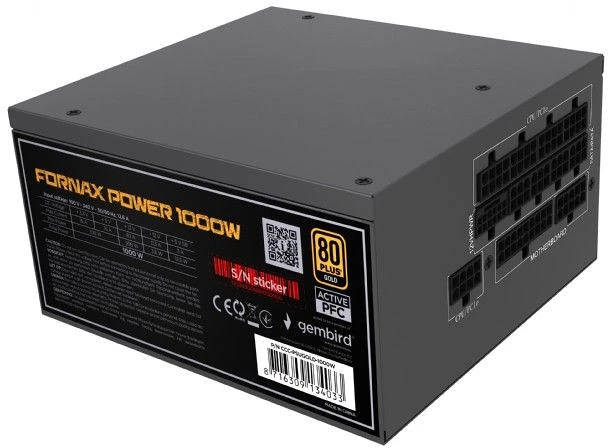 Gembird CCC-PSUGOLD-1000W nagyítás