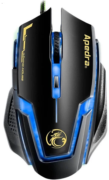 Genius APEDRA VEZETÉKES GAMING EGÉR - KÉK APEDRA A9 nagyítás
