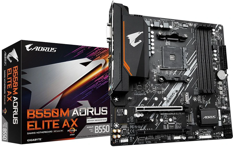 Gigabyte B550M AORUS ELITE AX nagyítás