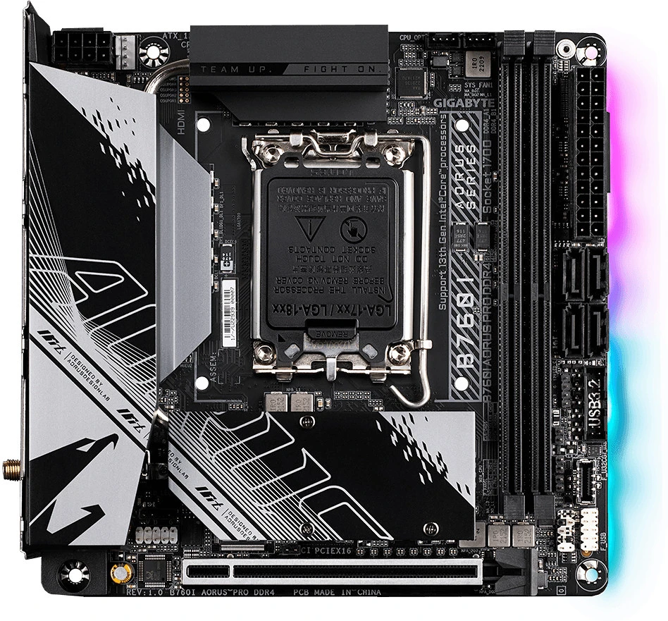 Gigabyte B760I AORUS PRO DDR4 nagyítás