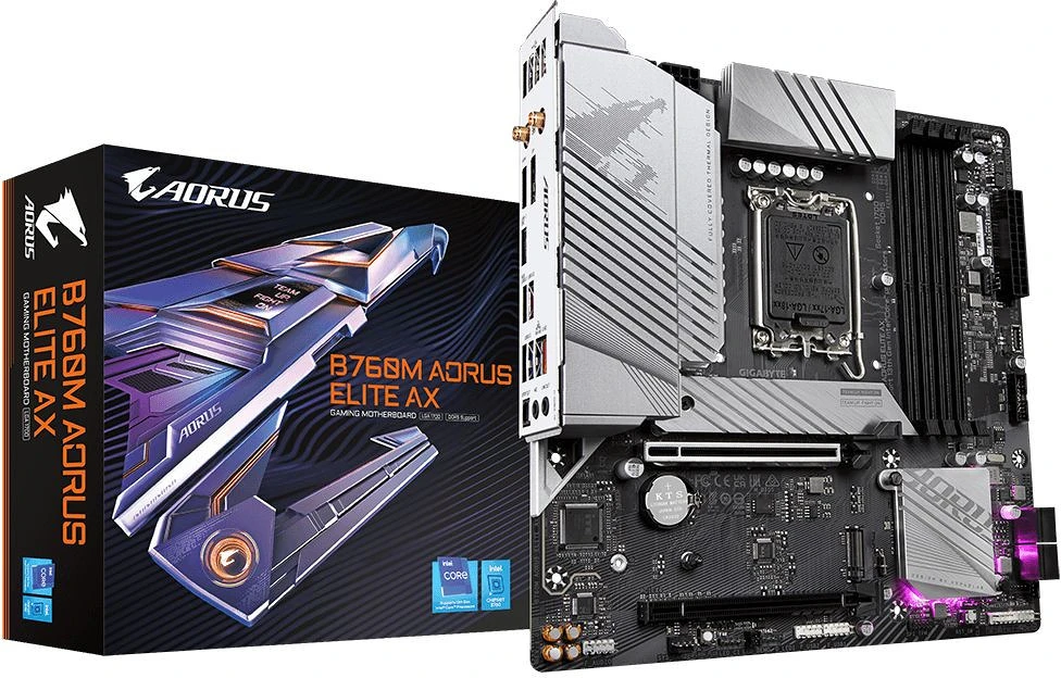 Gigabyte B760MAORUSELITEAX nagyítás
