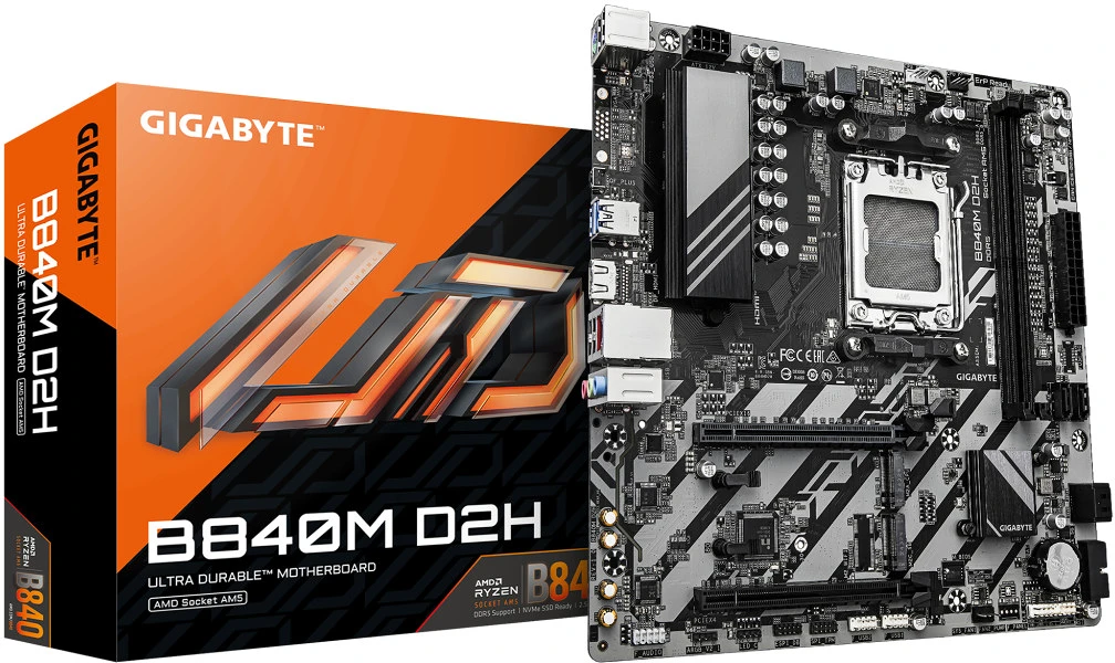 Gigabyte B840M D2H nagyítás