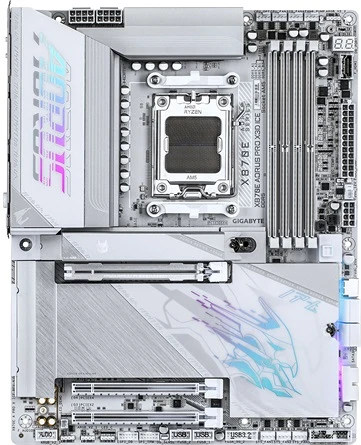 Gigabyte X870E AORUS PRO X3D ICE nagyítás