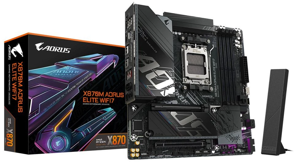 Gigabyte X870M nagyítás