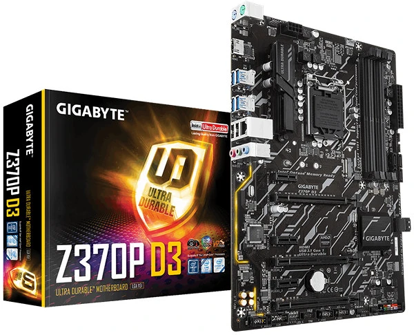 Gigabyte Z370P D3 nagyítás