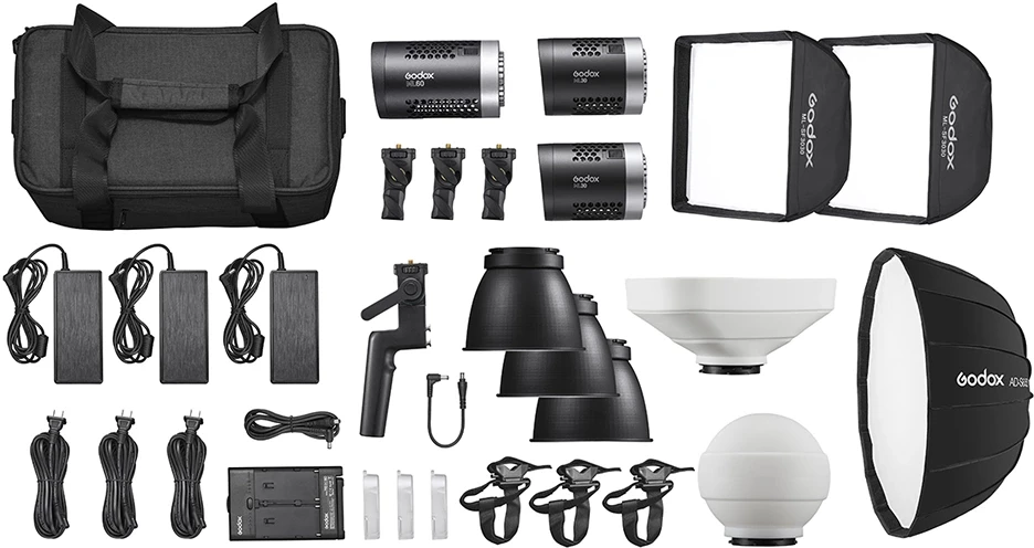 Godox ML-KIT1 ML60 & ML30 nagyítás