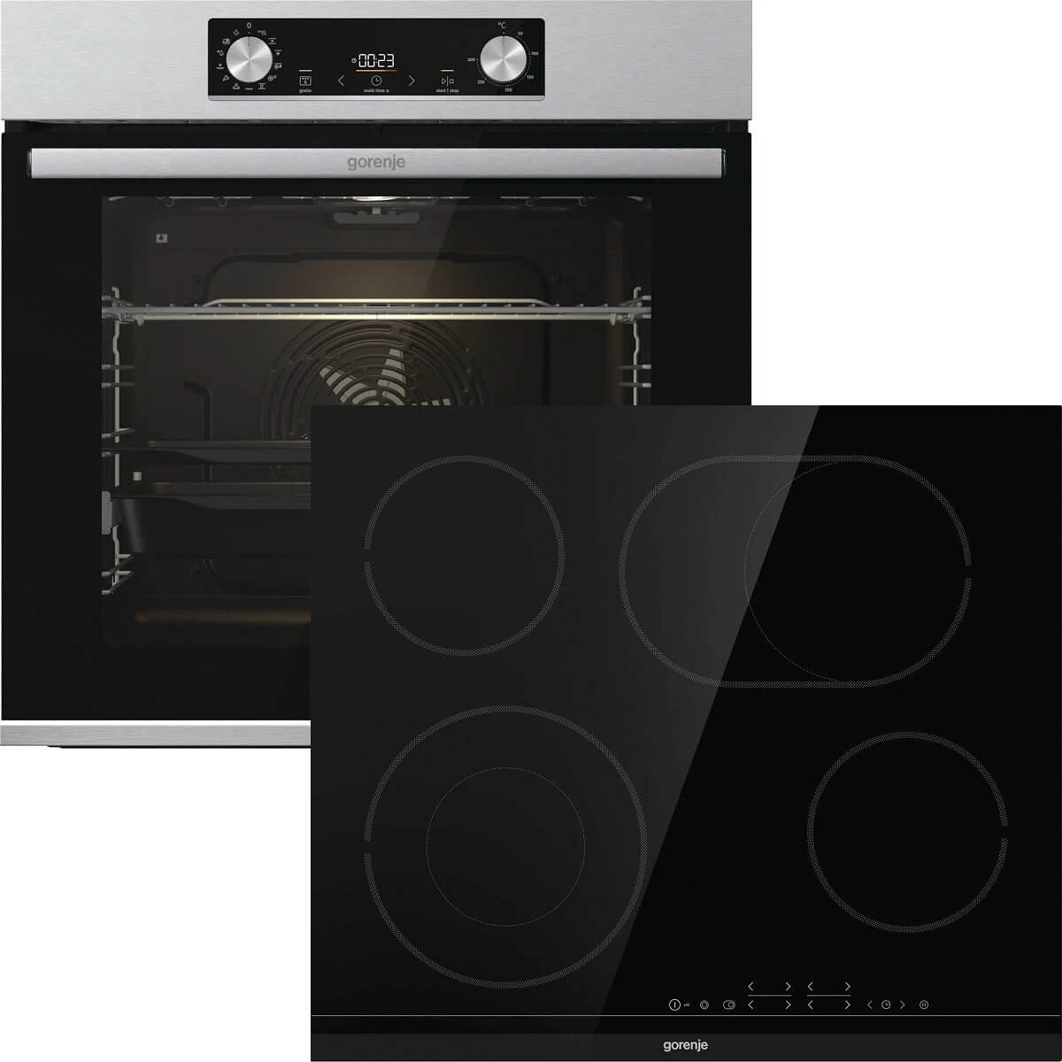 Gorenje BPS6737E14X + ECT643BCSC nagyítás