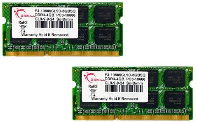 G.skill F3-10666CL9D-8GBSQ nagyítás