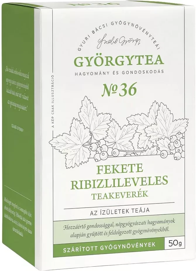 Györgytea RIBIZLILEVELES 50 G nagyítás