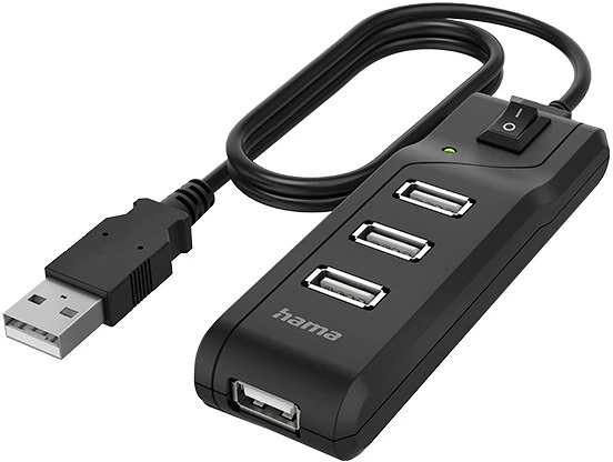Hama USB 2.0 + 4XUSB 2.0 nagyítás