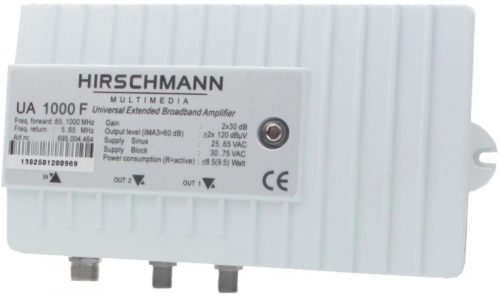 Hirschmann UA 1000FH nagyítás