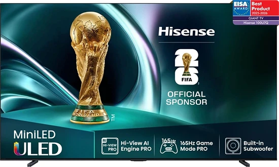 Hisense 100U7Q nagyítás