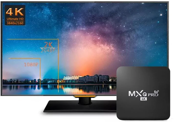 Home GLO MXQ-4K TV nagyítás