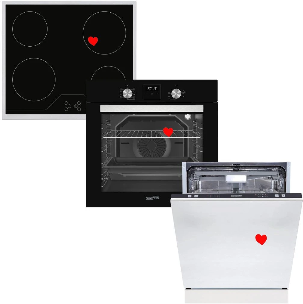 Homefort -  homefort - homefort HSB64DGB + HFBK64T2B + HMGB0661B nagyítás