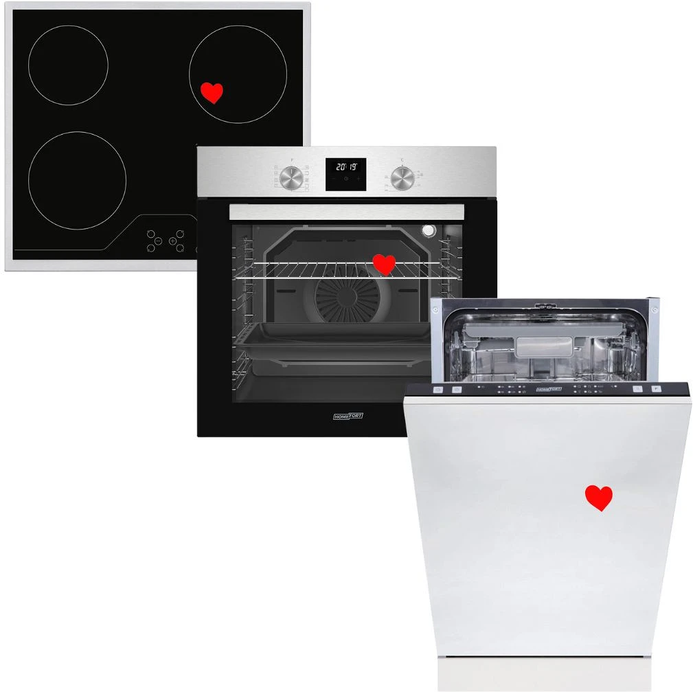 Homefort -  homefort - homefort HSB64DGX + HFBK64T2B + HMGB0421B nagyítás