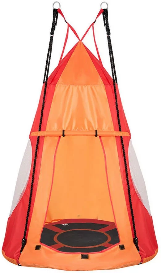 Hoppline FÉSZEKHINTA-110 CM-ES-PIROS-SÁTORRAL nagyítás