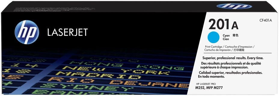 Hp CF401A nagyítás