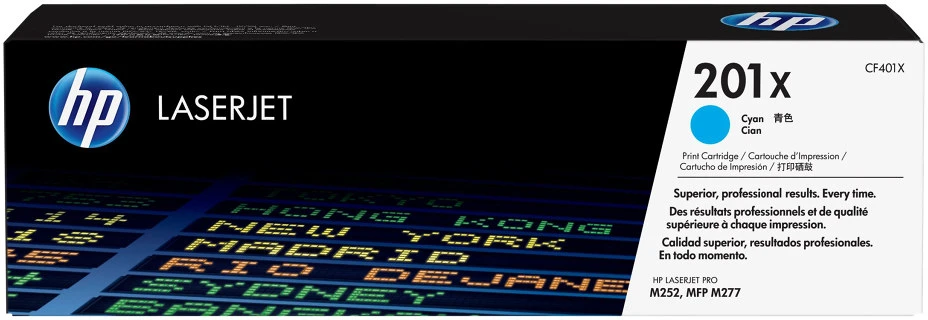 Hp CF401X nagyítás