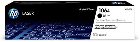 Hp W1106A NO.106A FEKETE nagyítás