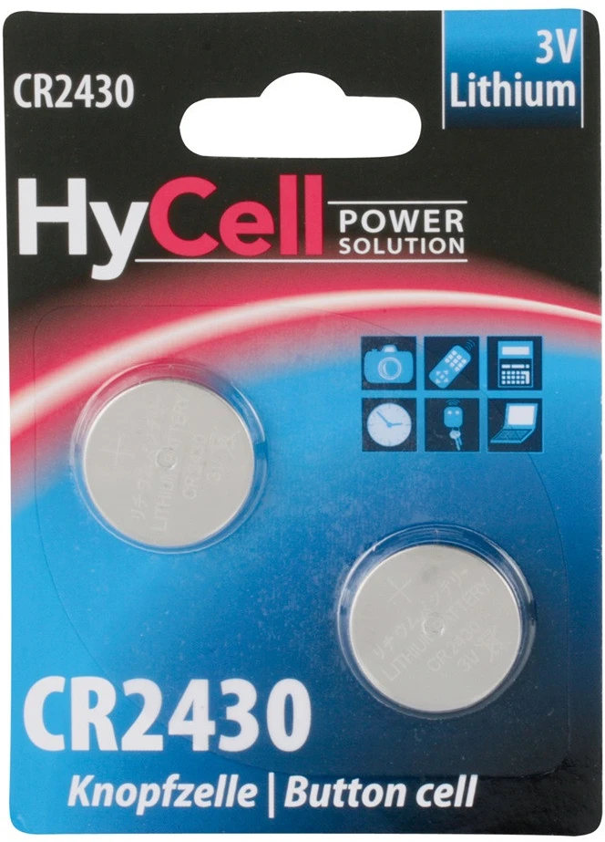 Hycell CR2430 3V nagyítás