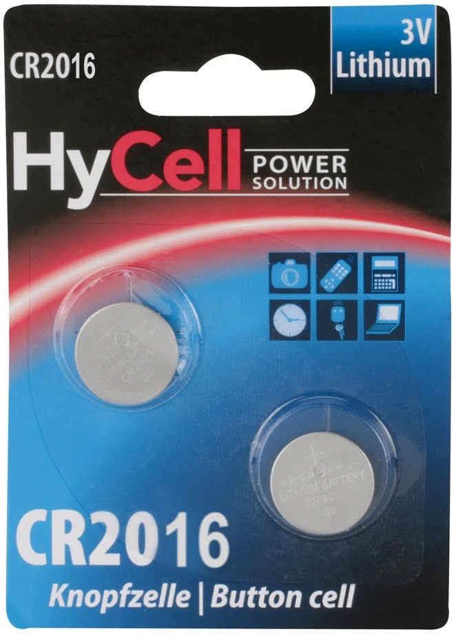 Hycell CR2016 3V nagyítás