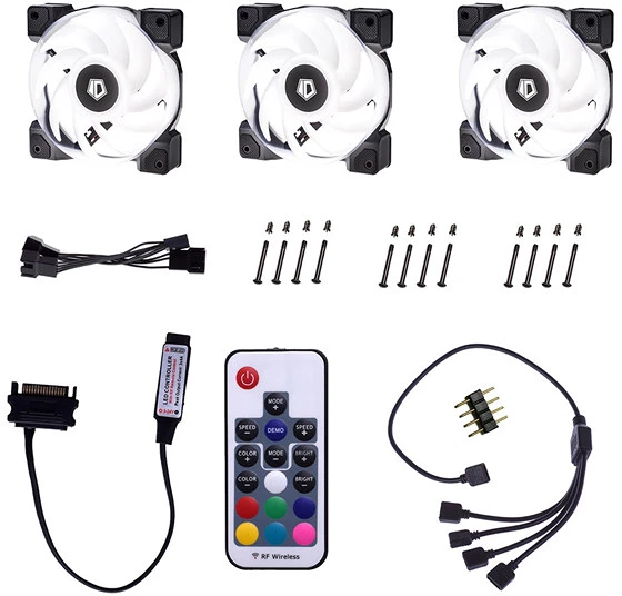 Id cooling DF-12025-RGB-TRIO nagyítás
