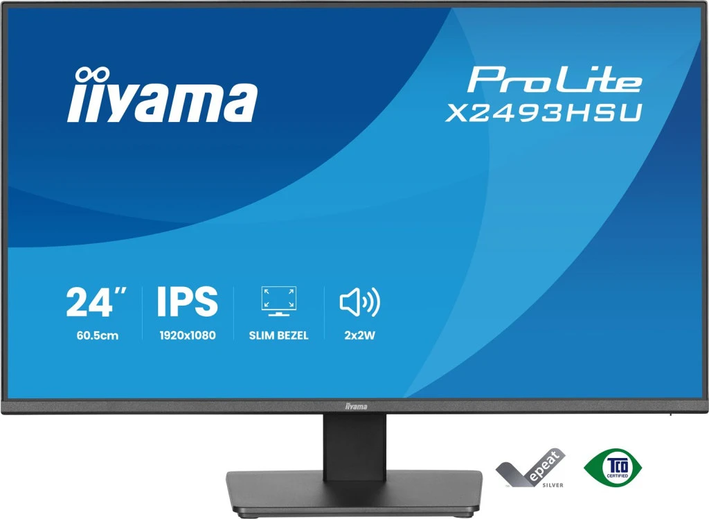 Iiyama X2493HSU-B1 IPS LED nagyítás