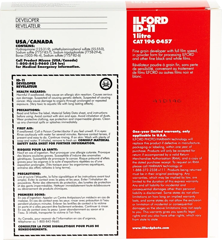 Ilford ID-11 1L nagyítás