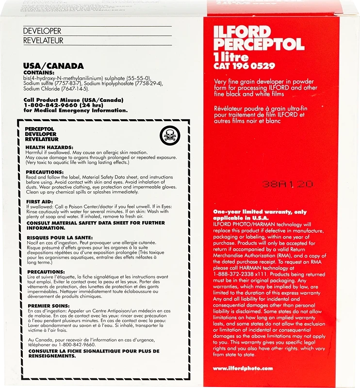 Ilford PERCEPTOL 1L nagyítás