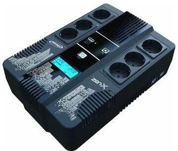 Infosec 800 VA SCHUKO nagyítás