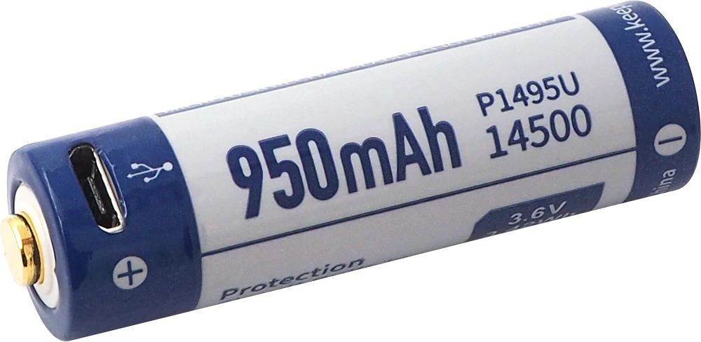 Keeppower 14500/AA 3,6V 950MAH nagyítás